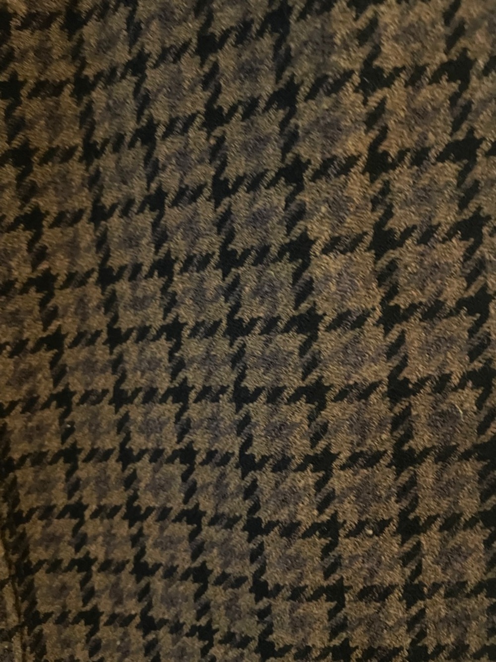 Old Navy Gold Brown Houndstooth Pixie Wideleg - Picture 4 of 9